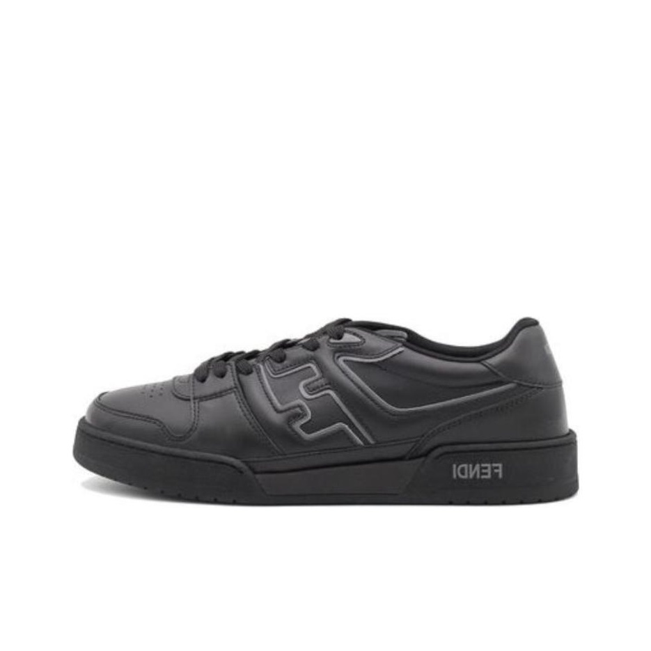 Mens black fendi trainers best sale