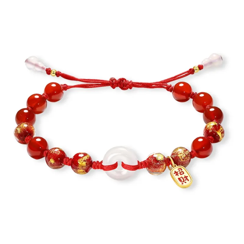 Teddy Bear Collection Chalcedony Bracelets Unisex-1
