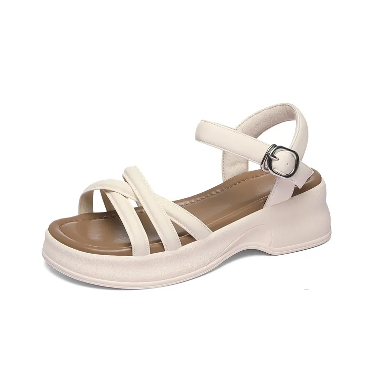Golden Silk Rabbit One Strap Sandals Women's-8