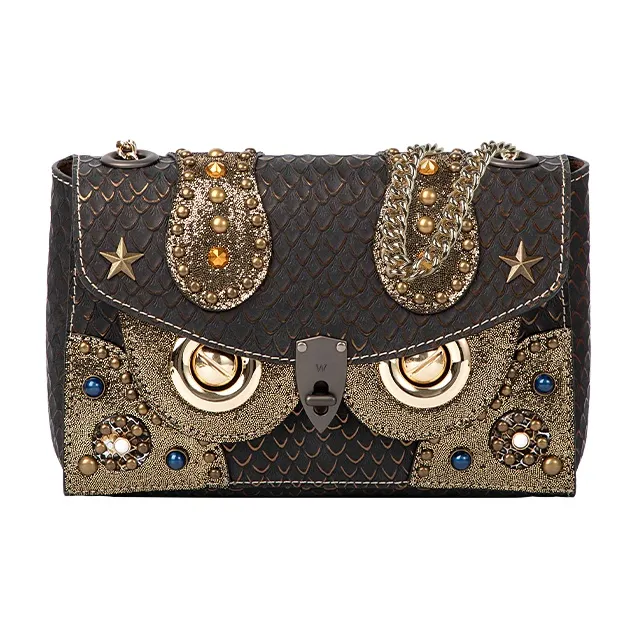 WANACCESSORY Cow Leather Envelope Bag Crossbody Bags Women's Blue-2