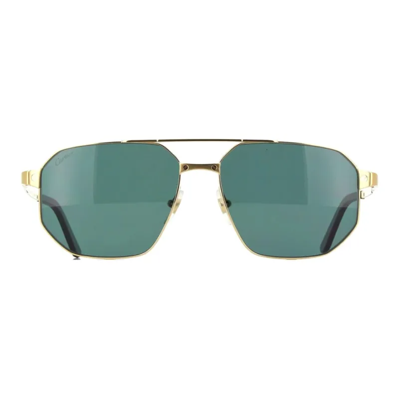 Cartier Santos De Cartier Avaitor Frame Sunglasses-1