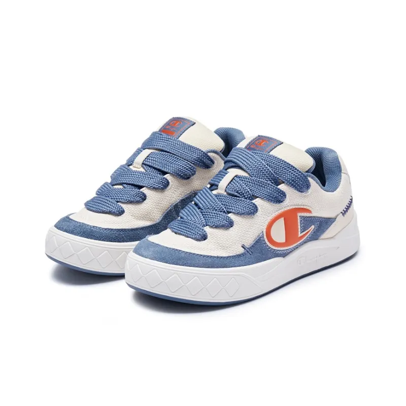 Champion Campus Skateboard Shoes Unisex Light Bone/Vintage Indigo-2