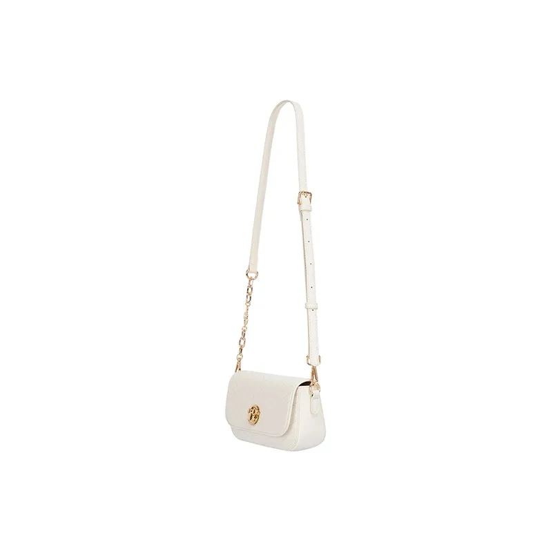 Disney PU Small Square Bag, Crossbody Bag, Shoulder Bag Medium Size Women's White/Black-1