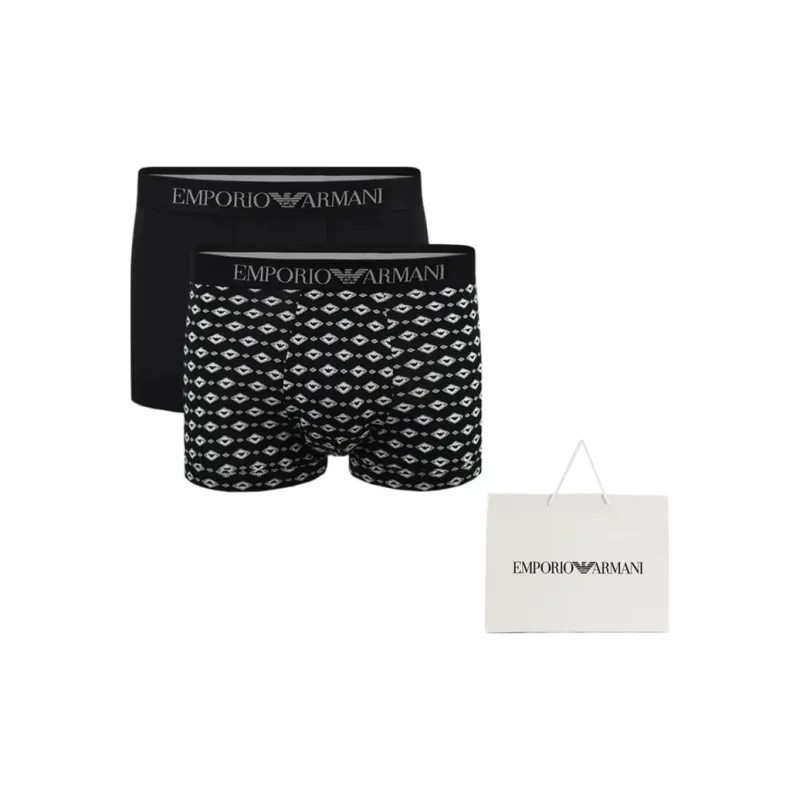 EMPORIO ARMANI Logo print Boxers-4