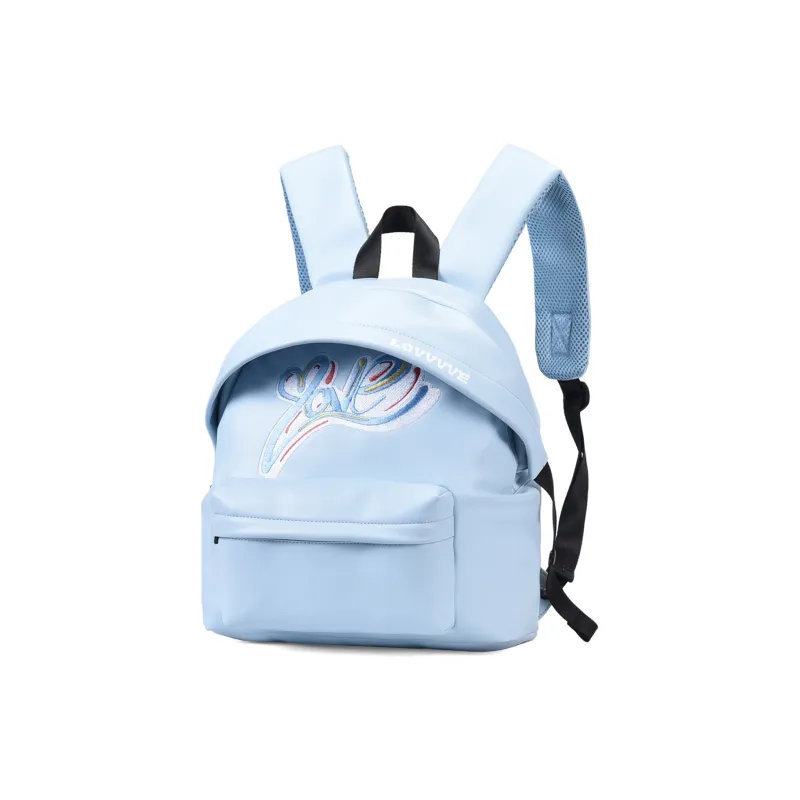 LOVVVVE PU Backpack Regular Unisex Blue-1