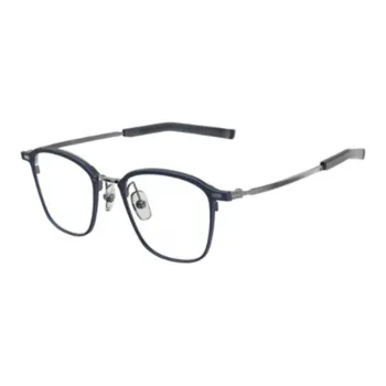Four Nines Pure Titanium Round Eyeglass Frames Unisex Gunmetal