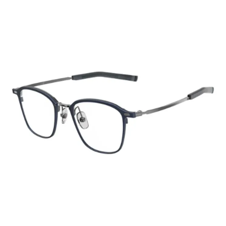 Four Nines Pure Titanium Round Eyeglass Frames Unisex Gunmetal-0