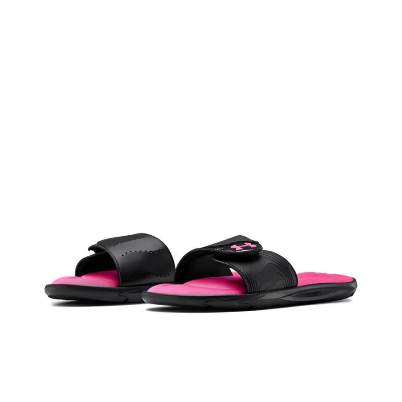 Under Armour Ignite 9 Slide 'Black Pink Surge' Women's-2