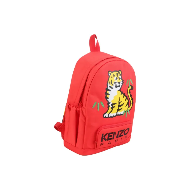 KENZO Polyester Backpack Kids' Bright Red-1