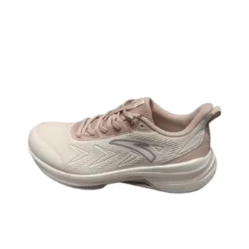 Anta Cushioning Breathable Rebound Low-Top Sprint Running Shoes Women's White Lotus Gray