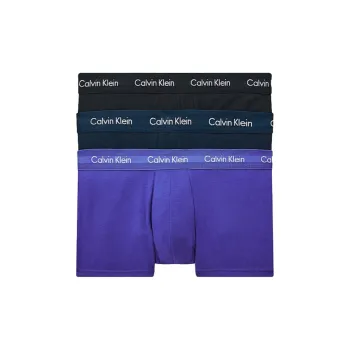 CALVIN KLEIN 3P LOW RISE TRUNK Underpants Europe Version Women's 3 Pack Multicolor