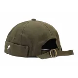 Army Green Plain Embroidery Landlord Hat