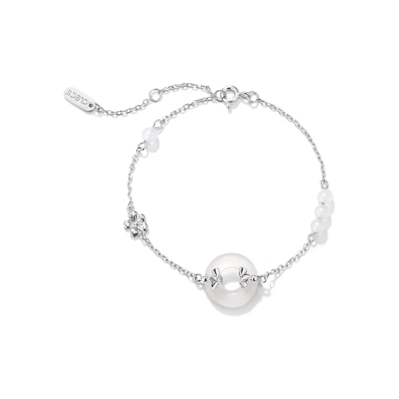 Clect Chalcedony Jade Bracelets Unisex-1