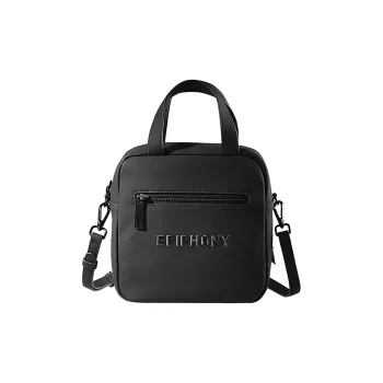 EPIPHQNY Skin Feel Material Handbag Regular Unisex Black