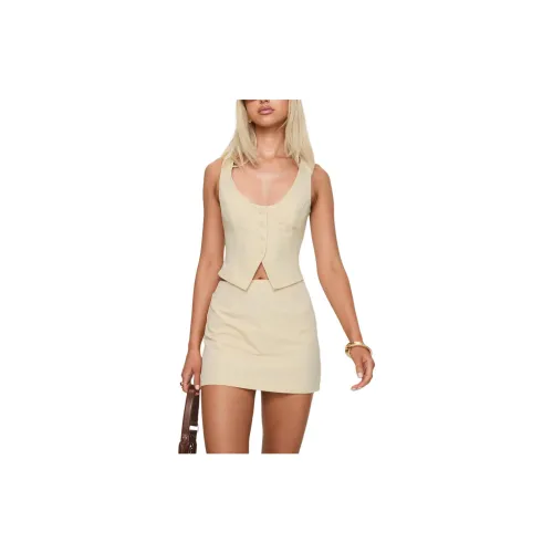 PRINCESS POLLY Two Piece Skirt Sets Women's Cream