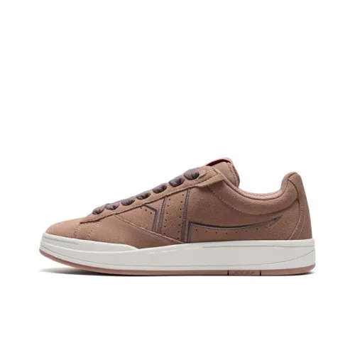 XTEP Skateboard Shoes Men Low-Top Brown