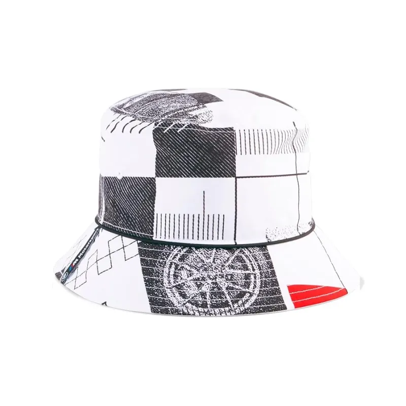 PUMA Recycled Polyester Bucket Hats Men's Black/White-1
