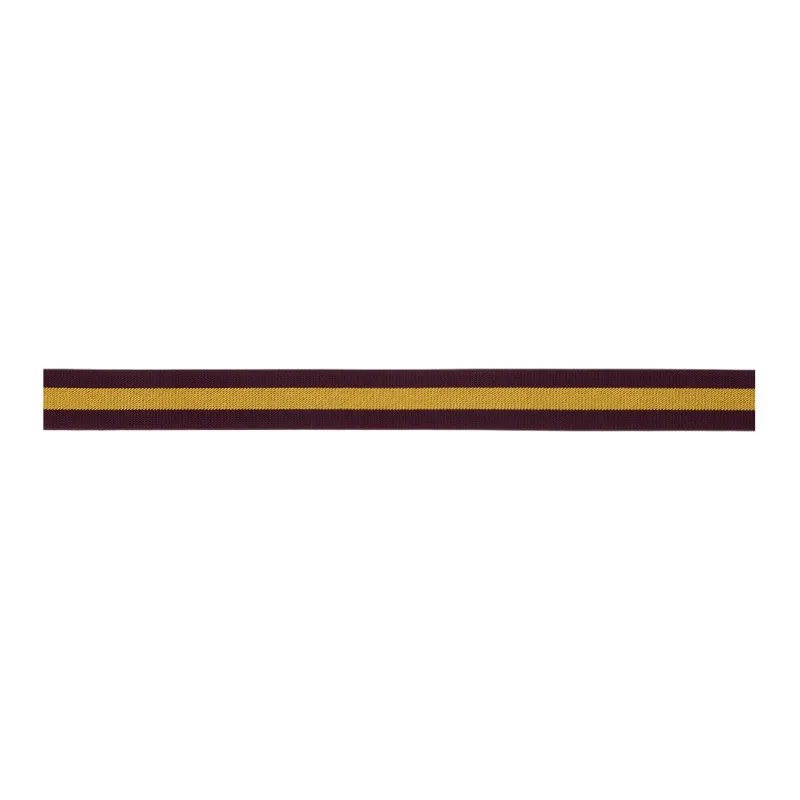DRIES VAN NOTEN Woven Design Belt Women's Burgundy Width: 3CM-1