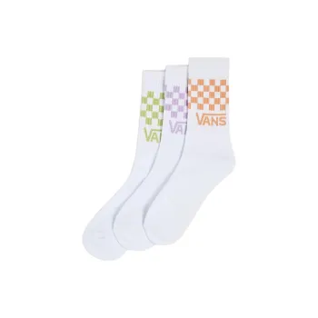 Vans Classic Check Crew Socks 3 Pair Mid-Calf Socks Unisex 3 Pack