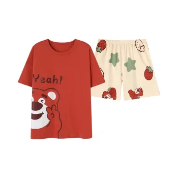 The Story Of The Flower Season Pajama Set Women's Rose Red