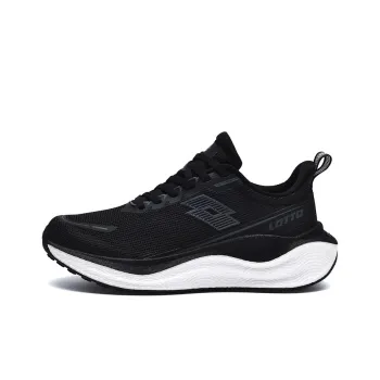 LOTTO Anti Slip Wear Resistant Low Top Running Shoes Women's Black White