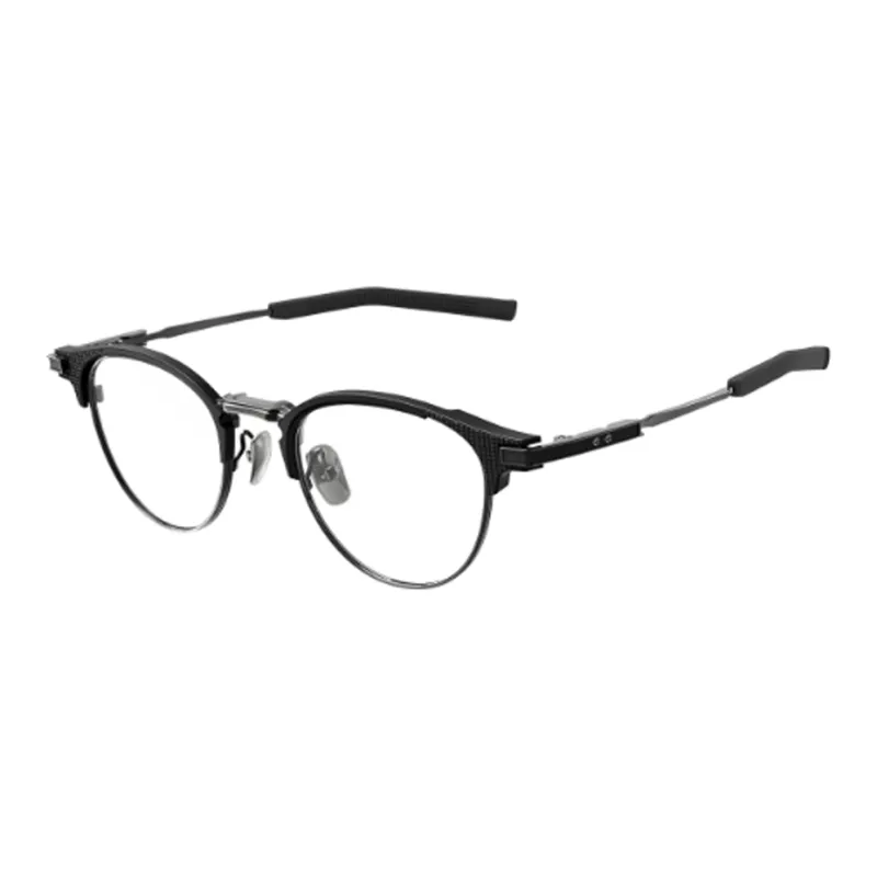 Four Nines Pure Titanium Irregular Shape Eyeglass Frames Unisex Gray-0