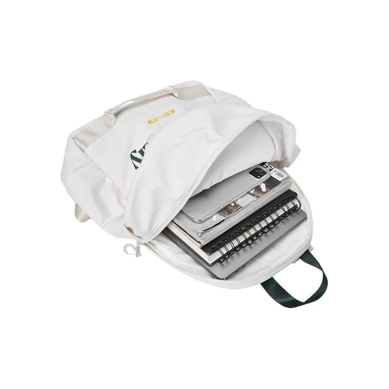 FINITE LOOP Recycled Material Backpack Unisex Ecru-3