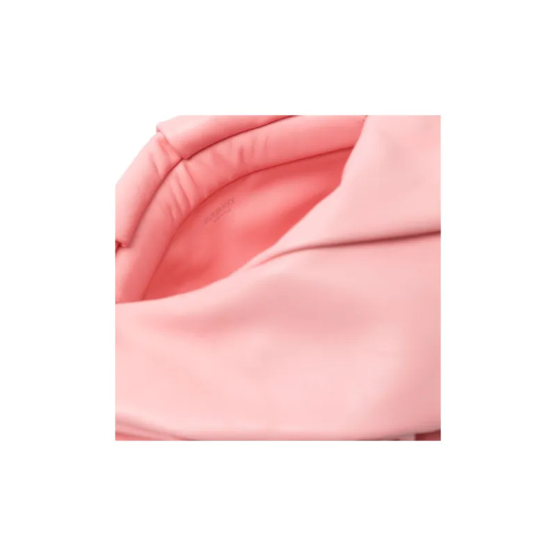 Burberry Lambskin Clutch Women's Bubble Gum Pink-3