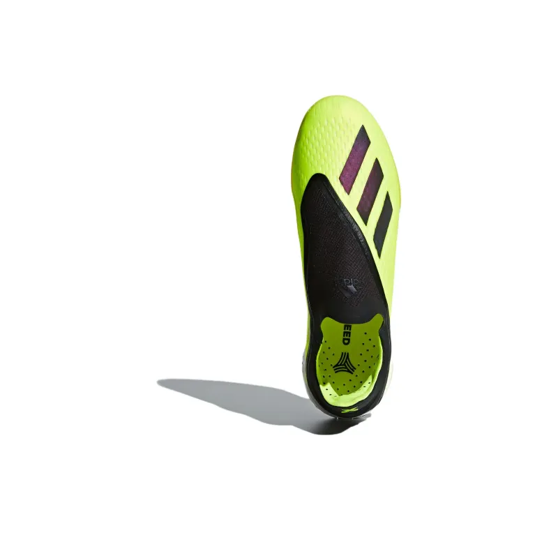 Adidas X Tango TF Rubber Broken Studs Slip-Resistant Breathable Soccer Shoes Men's Yellow Black-2