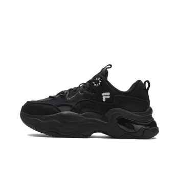 FILA FUSION BUBBLE CVS Anti Slip Wear Resistant Breathable Moisture Wicking Low Top Casual Shoes Women's Black