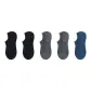 Black 2 Pack+Dark Gray 2 Pack+Sapphire Blue 1 Pair