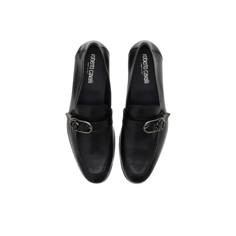 Roberto Cavalli Monogram RC Loafers Men's Black-4