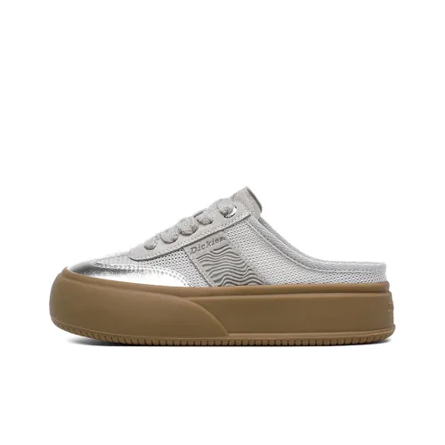 Dickies Rubber Sole Wrap-toe Slippers Women's Silver Gray