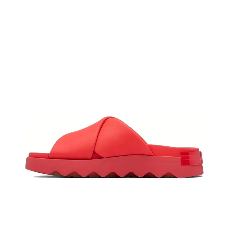 SOREL Rubber Sole Slide Slippers Women's Red-0