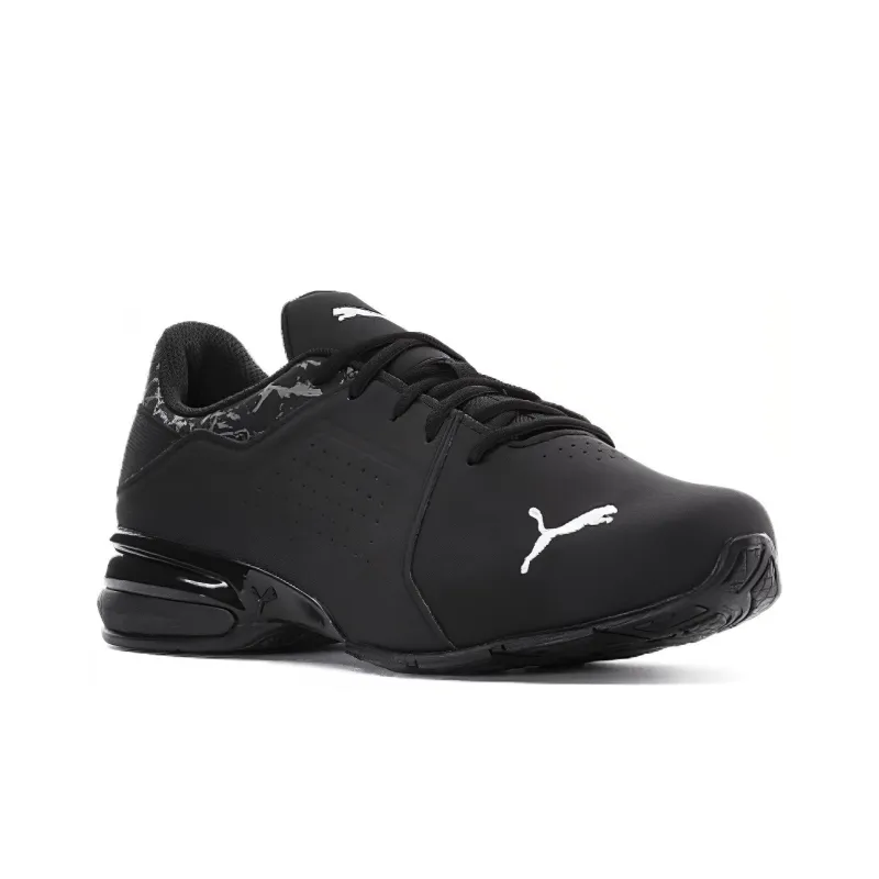 PUMA Slip-Resistant Low-Top Running Shoes Men's Black-2