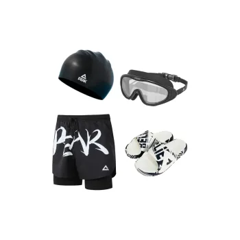 PEAK Swimming Sets Polyester Beach Pool Men's Black
