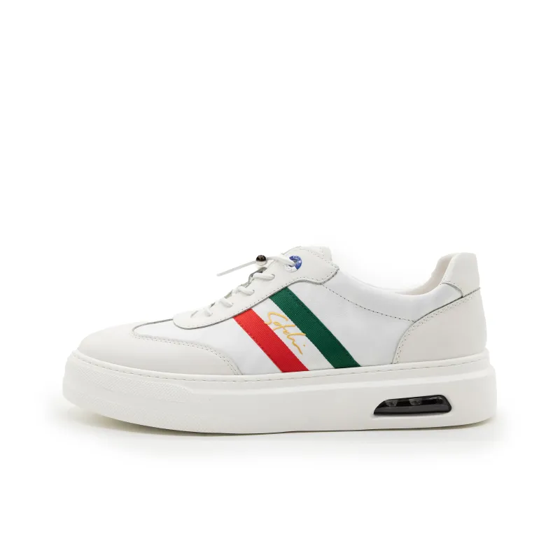 Satchi Skateboarding White Sneakers Men's White-0