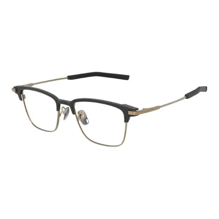 Four Nines Pure Titanium Square Eyeglass Frames Unisex Black-0