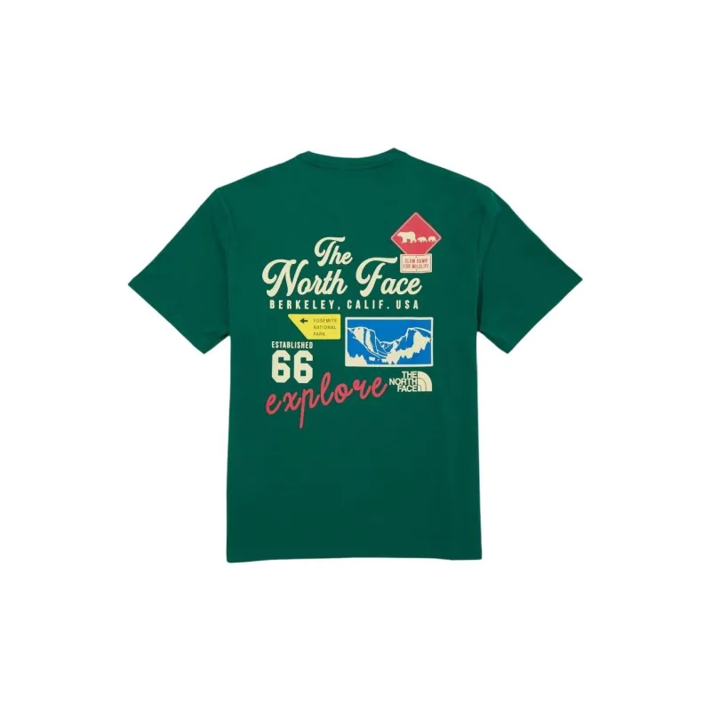 THE NORTH FACE T Shirt Men's Dark Green-1
