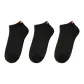 Black (Grass-Script Logo)-Ankle Socks