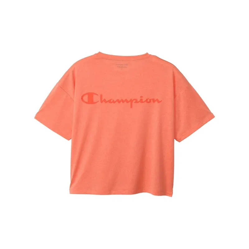 Champion T Shirt Women's Orange-1
