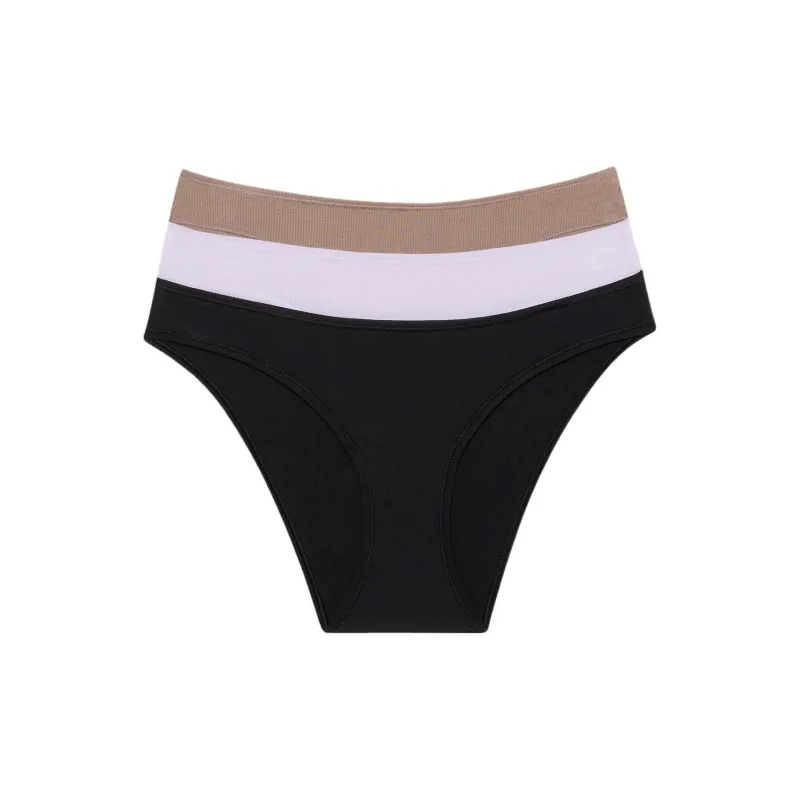 CK/Calvin Klein 3 PACK BIKINI LOW-RISE DIPPED Underpants Europe Version Women's 3 Pack-0