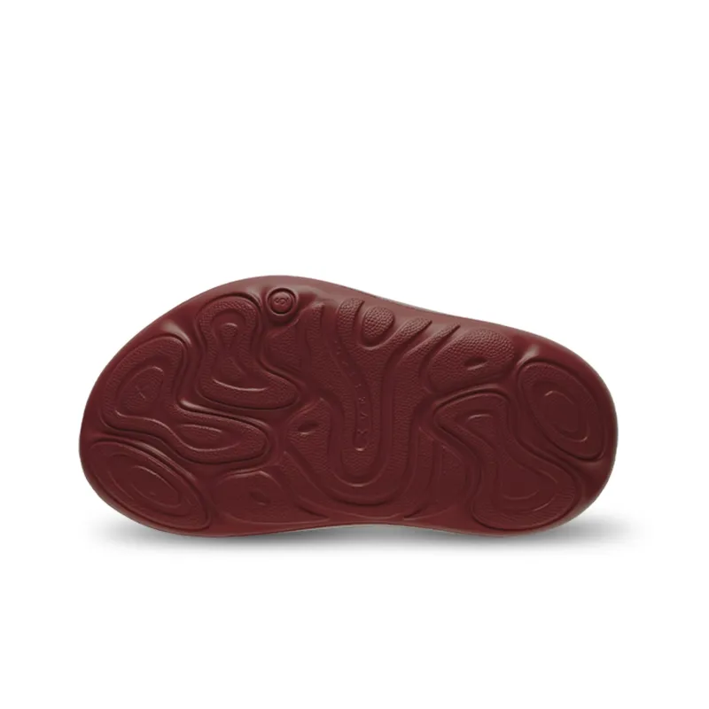 VESSEL Slide Slippers Unisex Burgundy-6