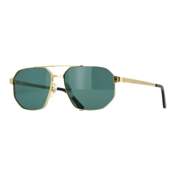 Cartier Santos De Cartier Avaitor Frame Sunglasses