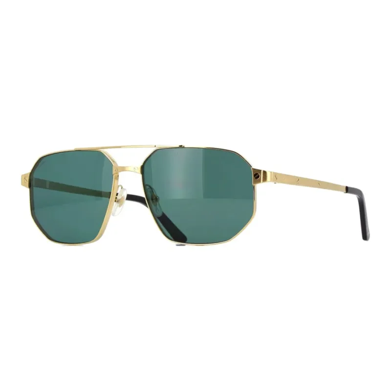 Cartier Santos De Cartier Avaitor Frame Sunglasses-0