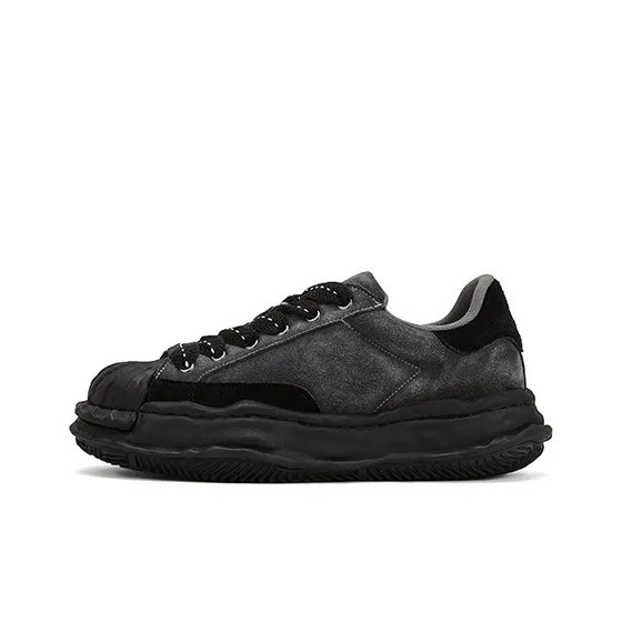 FANZAO Anti Slip Wear Resistant Low Top Casual Shoes Unisex Black-0
