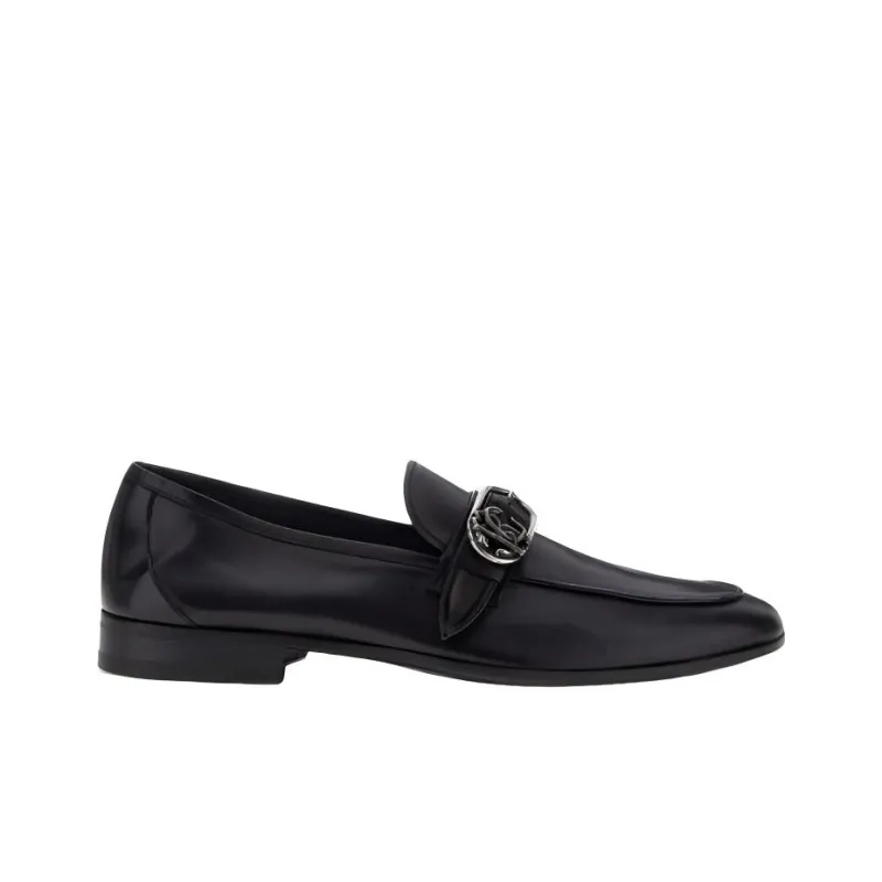 Roberto Cavalli Monogram RC Loafers Men's Black-1