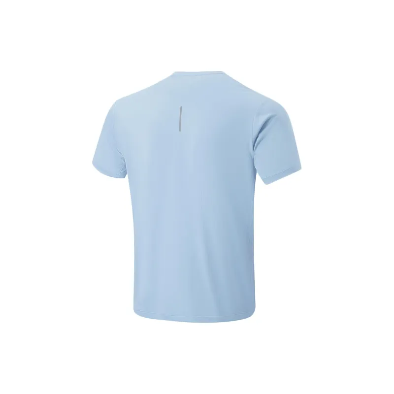 LiNing T Shirt Men's Soft Matte Blue-1