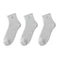 Gray-Crew Socks