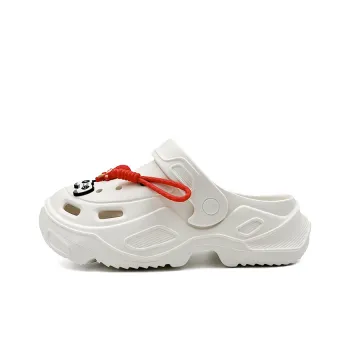 OUBT Circus Game Theme Clogs Unisex Red White